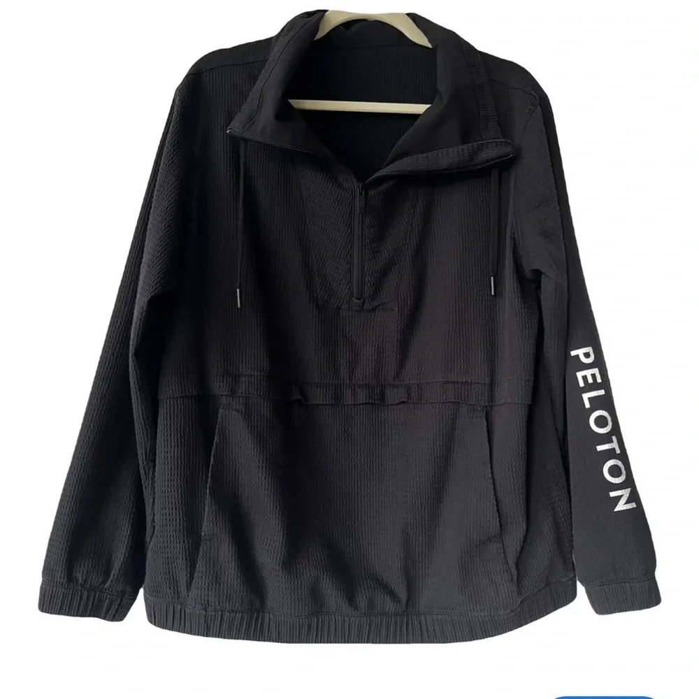Lululemon Athletica /Peloton Black Anorak Pullover - Picture 2 of 8